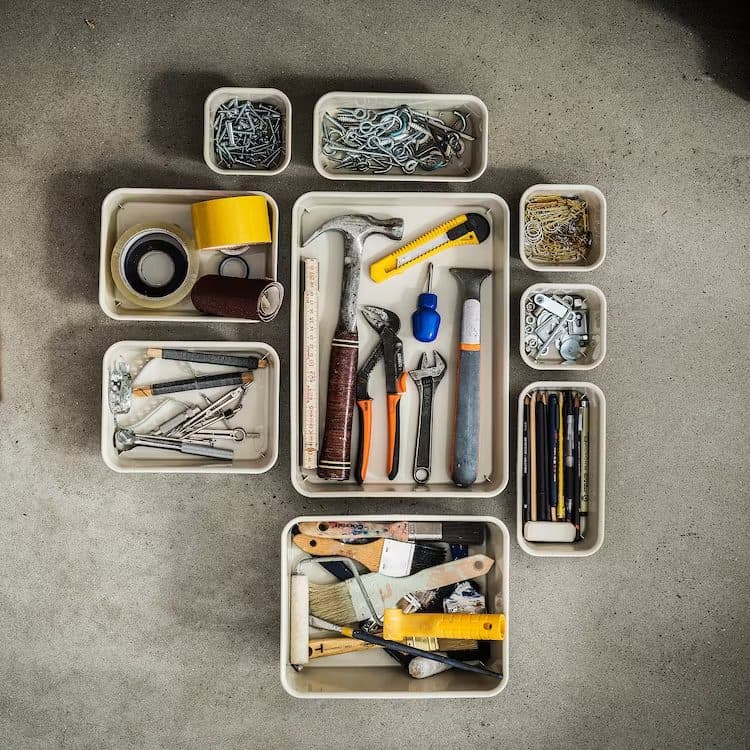سبد ارگانایز پهن ایکیا IKEA-NOJIG — تصویر ۲
