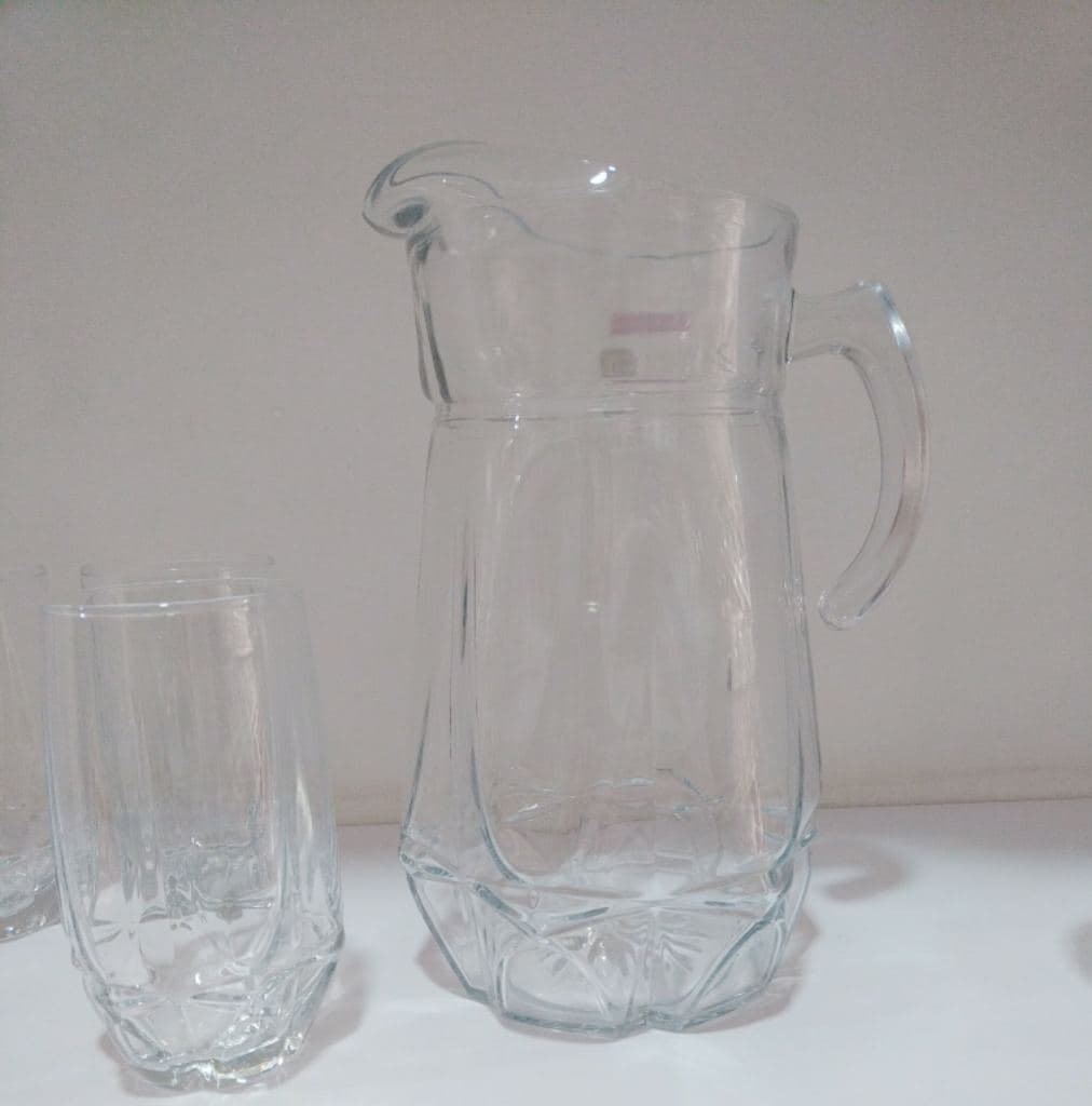 پارچ و لیوان 7 پارچه نوری تازه مدل استاتیک — تصویر ۴