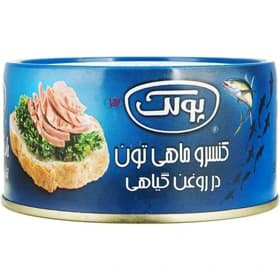 کنسرو تن ماهی ساده پولک 180 گرمی