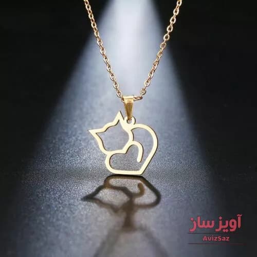 گردنبند کیتی و قلب کد 100190