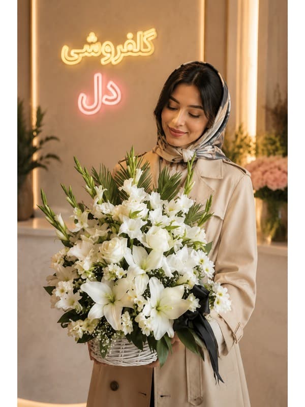 سبد گل تسلیت 586AB7