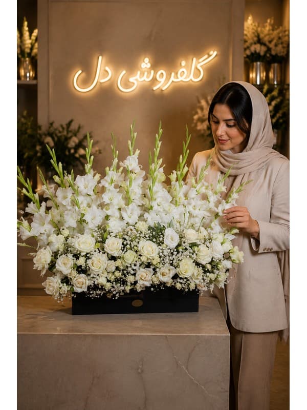 سبد گل ترحیم 28D9A9