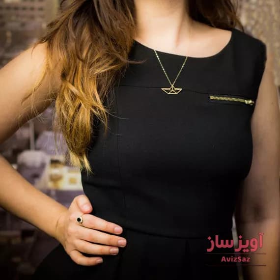 گردنبند قایق کد 100167
