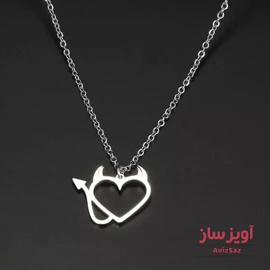 گردنبند قلب شیطان کد 100163