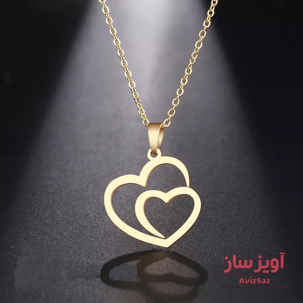 گردنبند قلب عاشقانه کد 100160