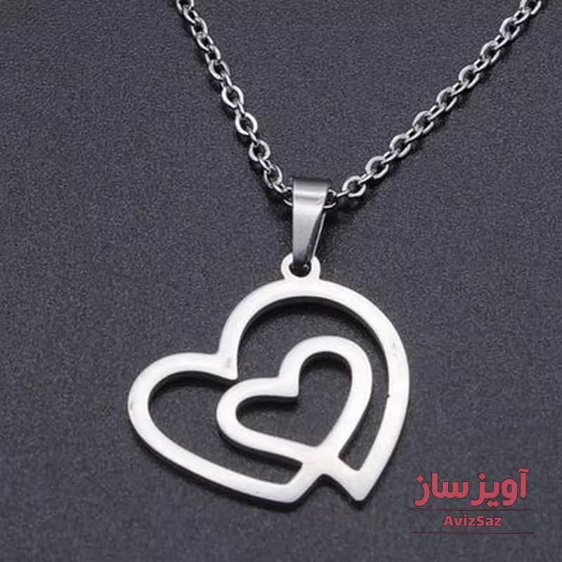 گردنبند قلب عاشقانه کد 100155