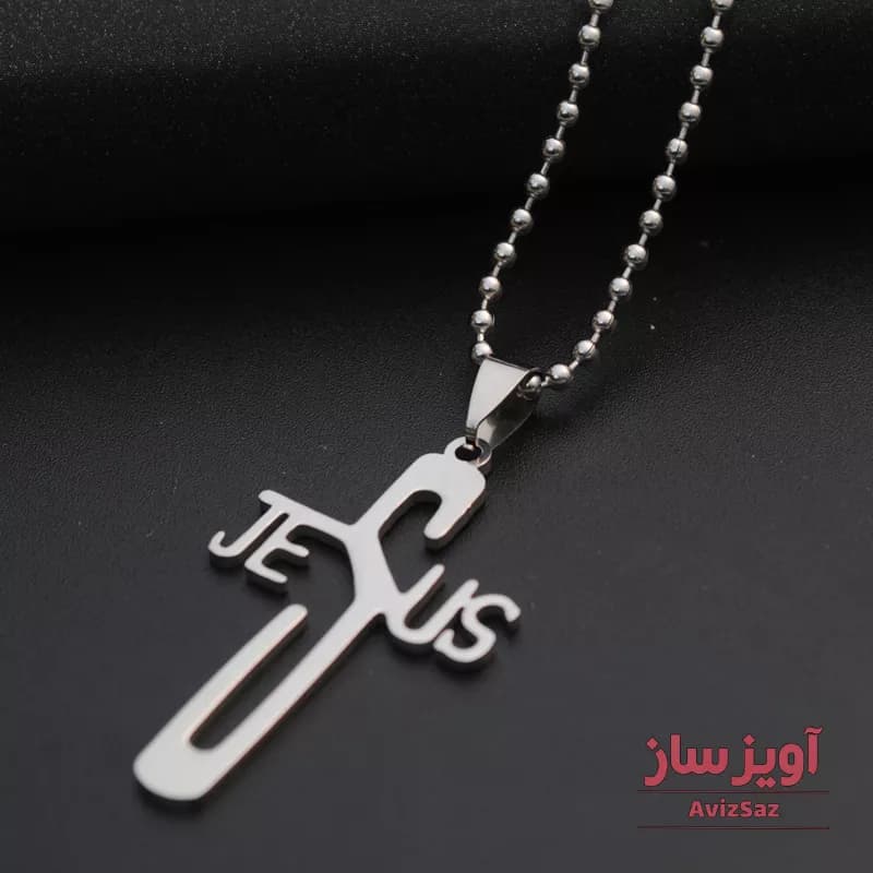 گردنبند Jesus نام حضرت مسیح کد 100150