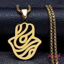 گردنبند دست حضرت فاطمه کد 100123