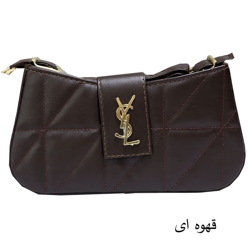 کیف دوشی زنانه مجلسی مدل چرم مصنوعی کد 1105 — تصویر ۴