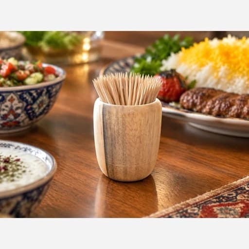 جاخلالی چوبی دست ساز