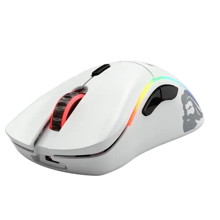 موس گلوریوس Glorious Model D Wireless سفید مات سفارش آمریکا — تصویر ۳