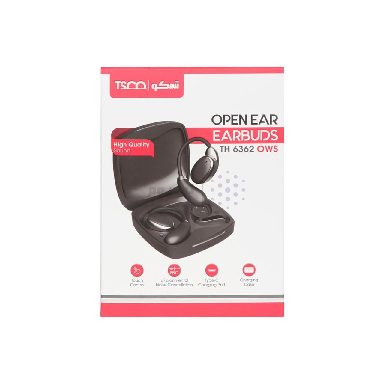 ایرفون بی سیم TSCO با قابلیت ENC مدل TH 6362 – مشکی — تصویر ۱۲