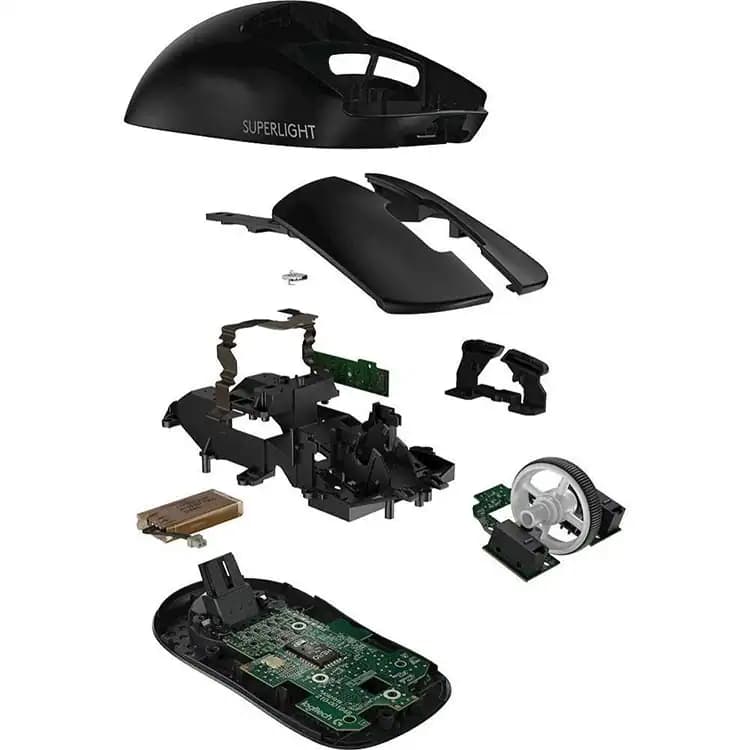 موس بی سیم لاجیتک مدل G – Pro X Superlight ( مشکی – سفارش امارات ) — تصویر ۴