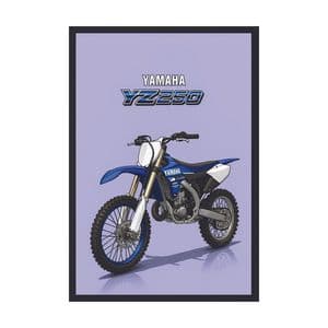 تابلو طرح موتور یاماها YZ کد 03 فریم مشکی
