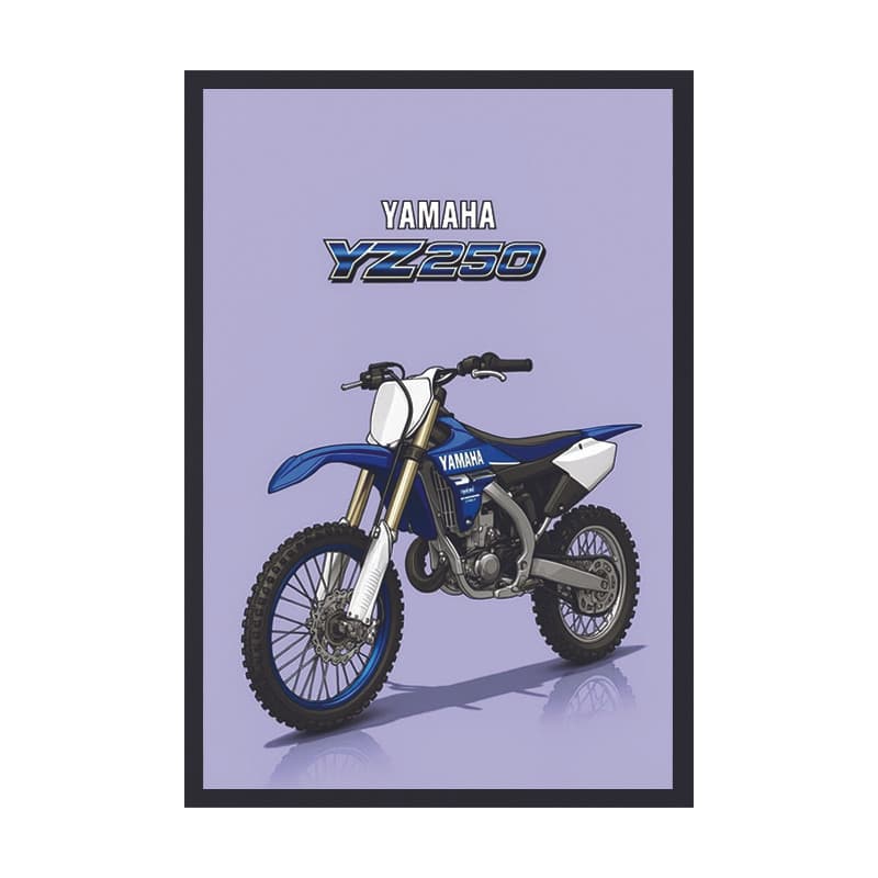 تابلو طرح موتور یاماها YZ کد 03 فریم مشکی — تصویر ۲