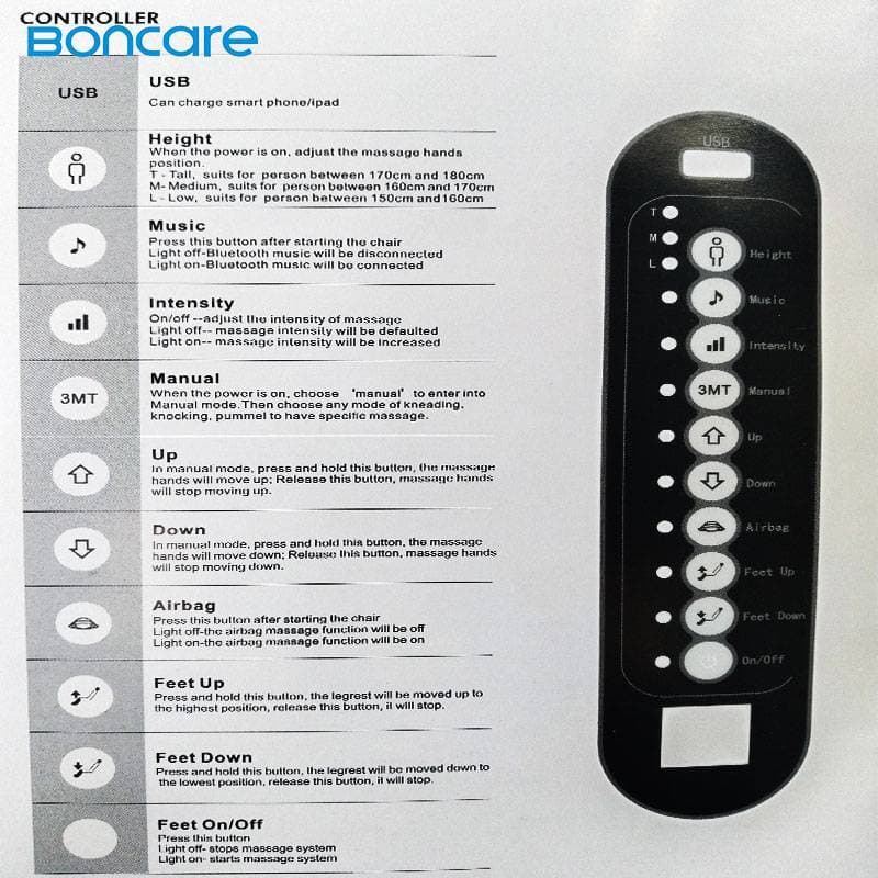 صندلی ماساژور بن کر Boncare Q2 — تصویر ۸