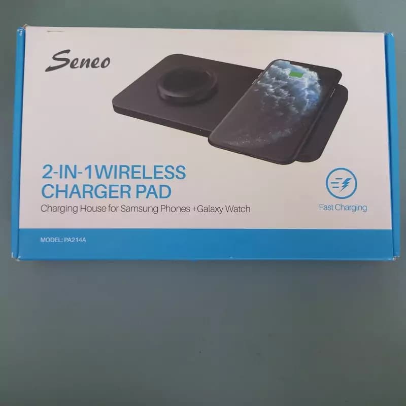 شارژر وایرلس برند seneo مدل PA214A