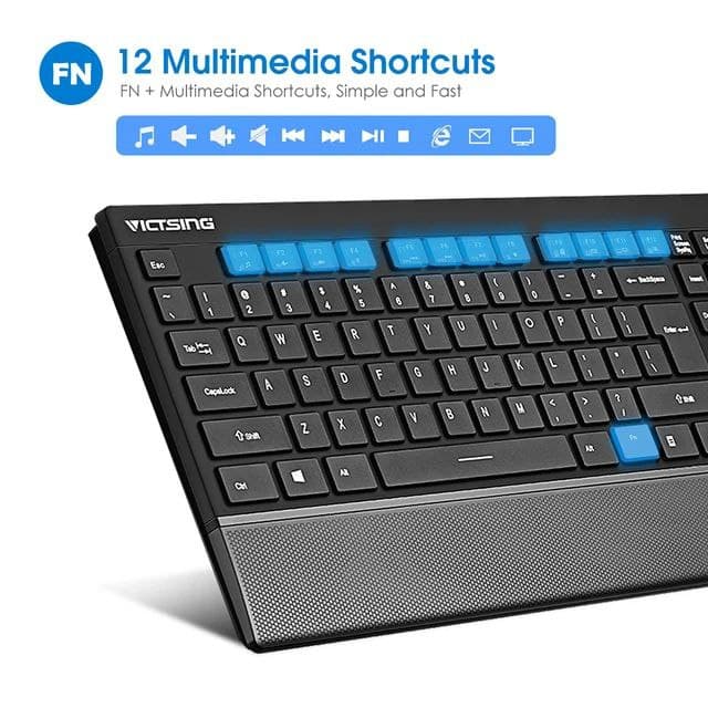 صفحه کلید و ماوس VicTsing PC132 — تصویر ۵