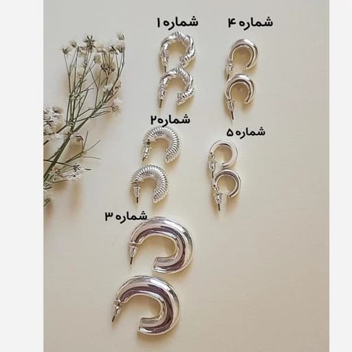 گوشواره حلقه ای دخترانه و زنانه وارداتی