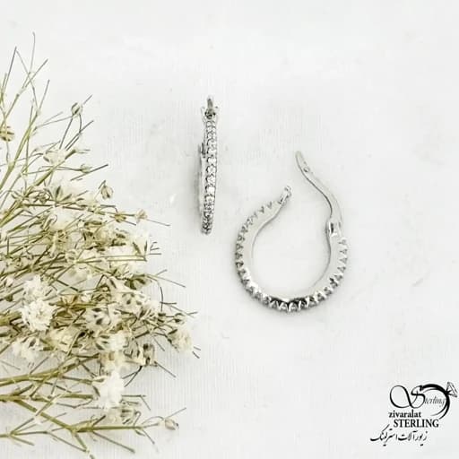 گوشواره نقره 925 عیار کد 20991