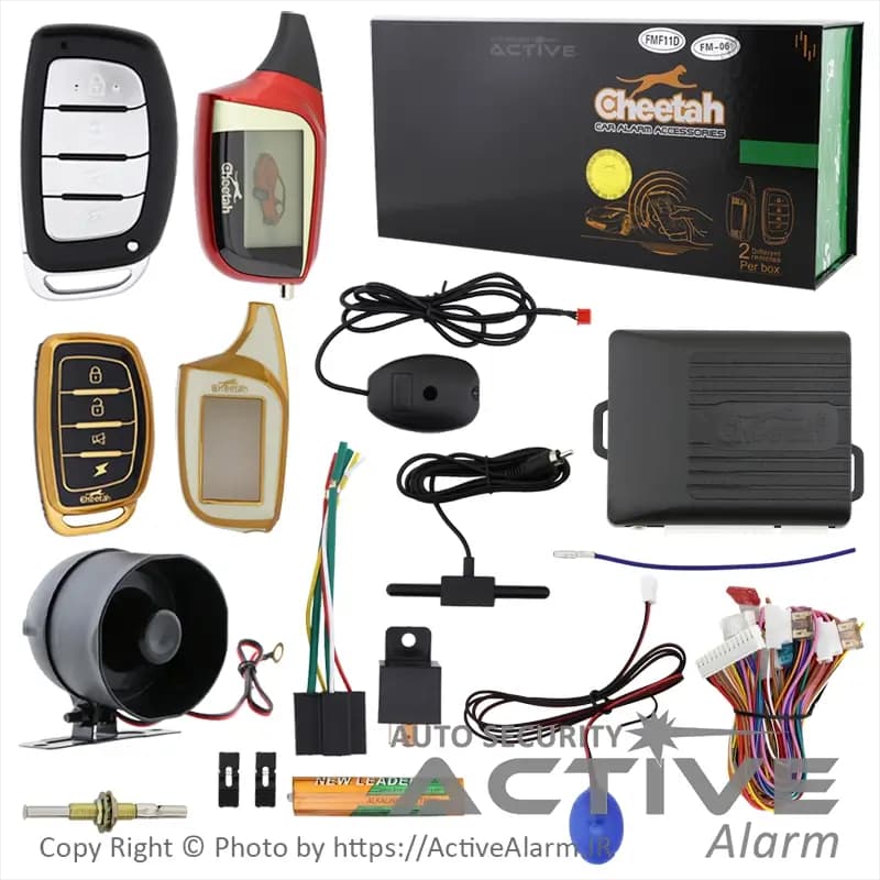 دزدگیر تصویری تک‌ریموت چیتا باطری‌خور Cheetah F11