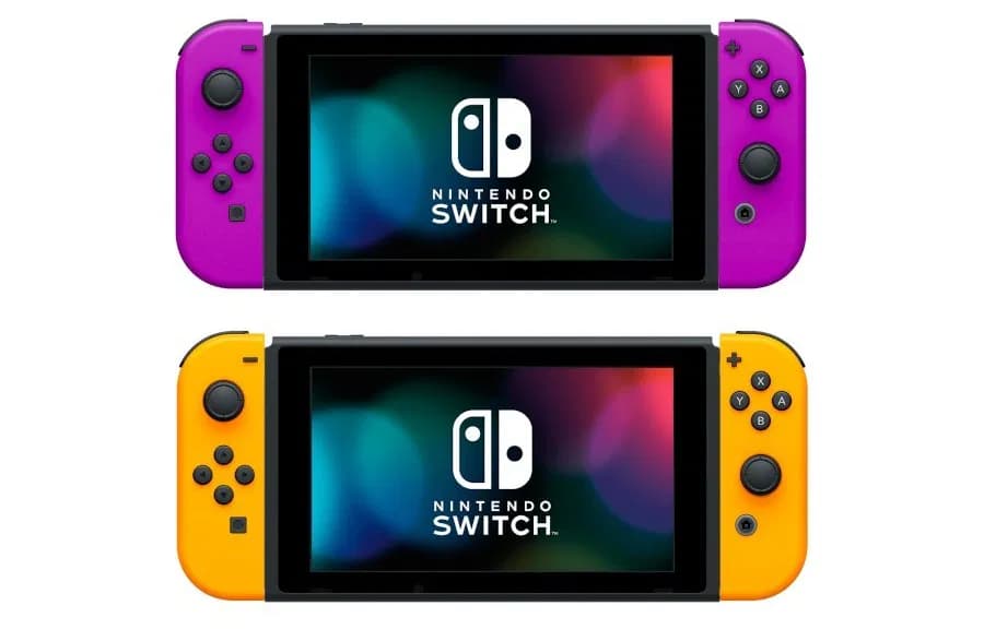 Joy Con نارنجی بنفش — تصویر ۲