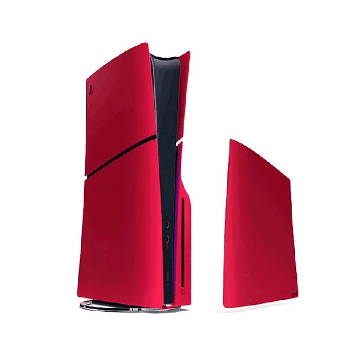 فیس پلیت اورجینال پلی استیشن 5 اسلیم Volcanic Red — تصویر ۴