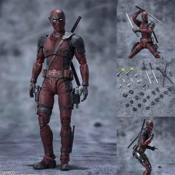 اکشن فیگور ددپول طرح Deadpool SHF ارتفاع 15 سانتی متر — تصویر ۴