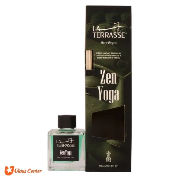 خوشبوکننده هوا لاتراس با چوب بامبو مدل Zen Yoga حجم 100 میل