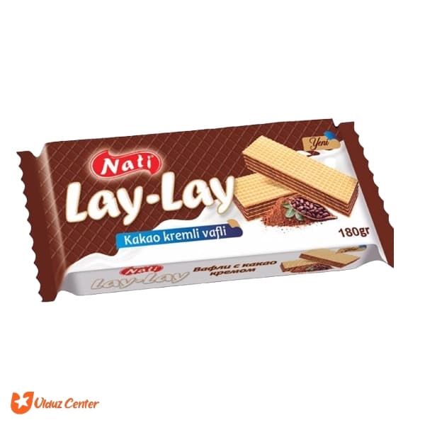 ویفر ناتی لای لای با کارامل کاکائو 180 گرم