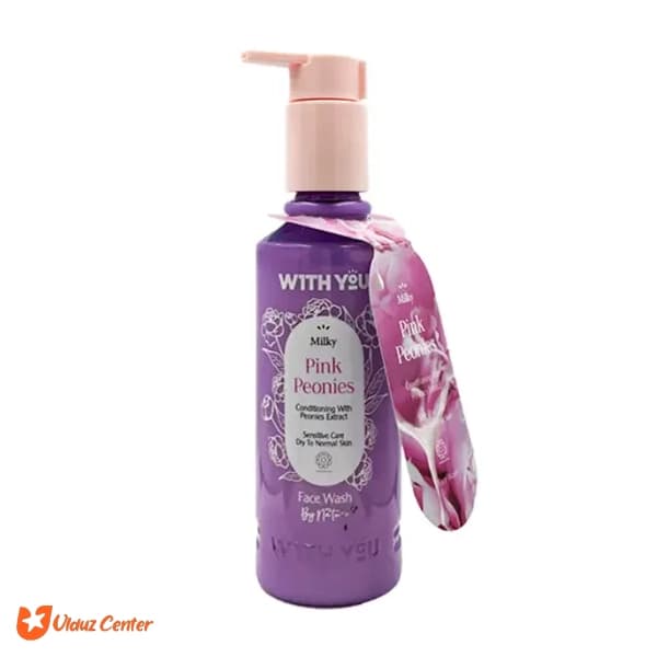 شست و شوی صورت کرمی ویت یو مدل Pink Peonies حجم 200 میل