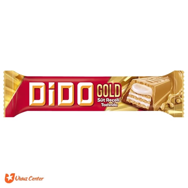شکلات ویفری Dido اولکر مدل Gold وزن 36 گرم