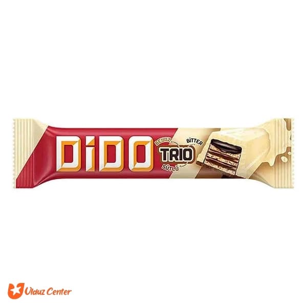 شکلات ویفری Dido اولکر مدل Trio وزن 36 گرم