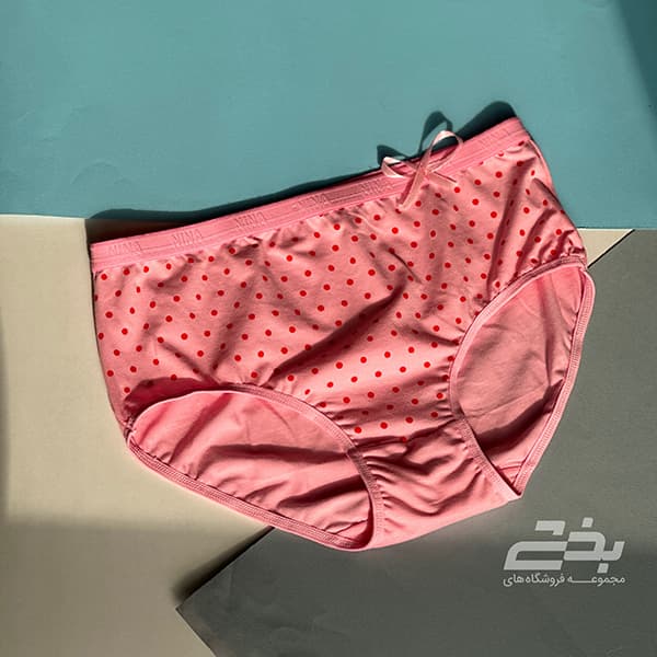 شورت نینا گنی خالدار — تصویر ۴