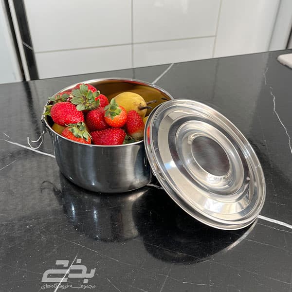 ظرف غذا استیل بزرگ — تصویر ۳