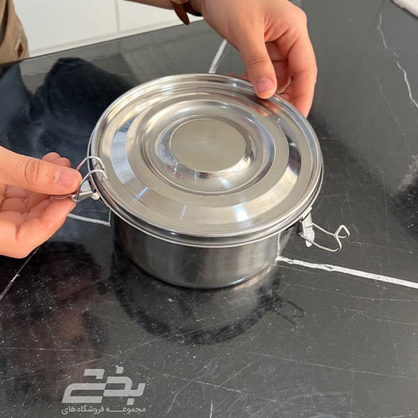 ظرف غذا استیل بزرگ — تصویر ۲