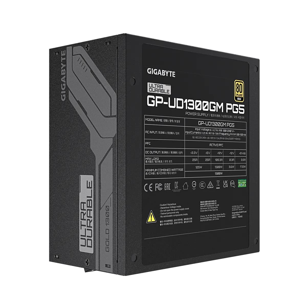 منبع تغذیه GIGABYTE UD1300GM PG5 1300W — تصویر ۶