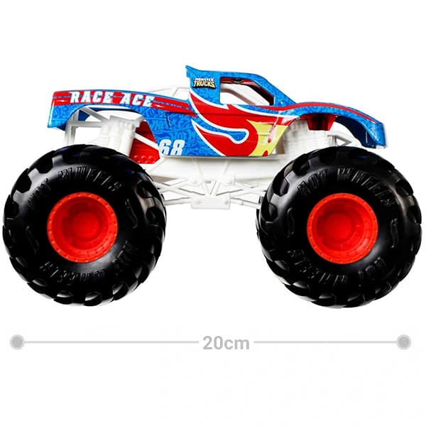 ماشین فلزی مانستر تراک Hot Wheels مدل Race Ace — تصویر ۲