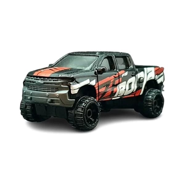 ماشین Hot Wheels مدل 19 Chevy Silverado Trail Boss LT مشکی — تصویر ۲