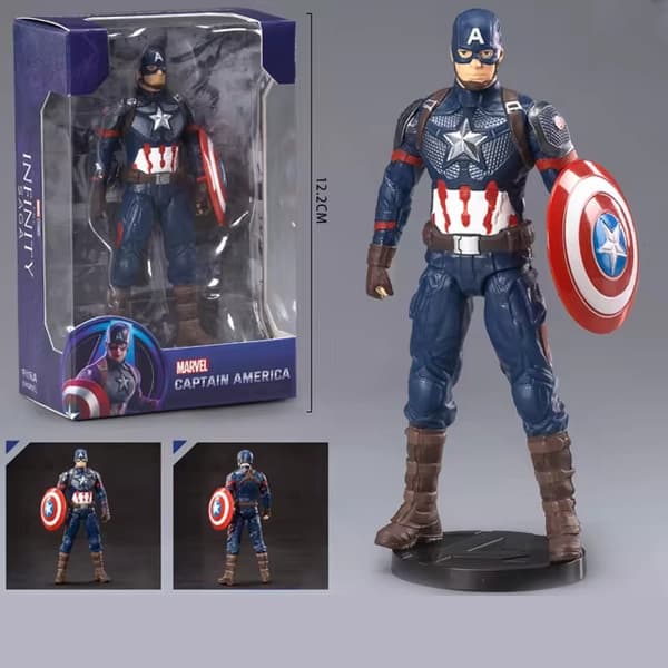 فیگور 10 سانتی ZD TOYS مدل Captain America — تصویر ۲