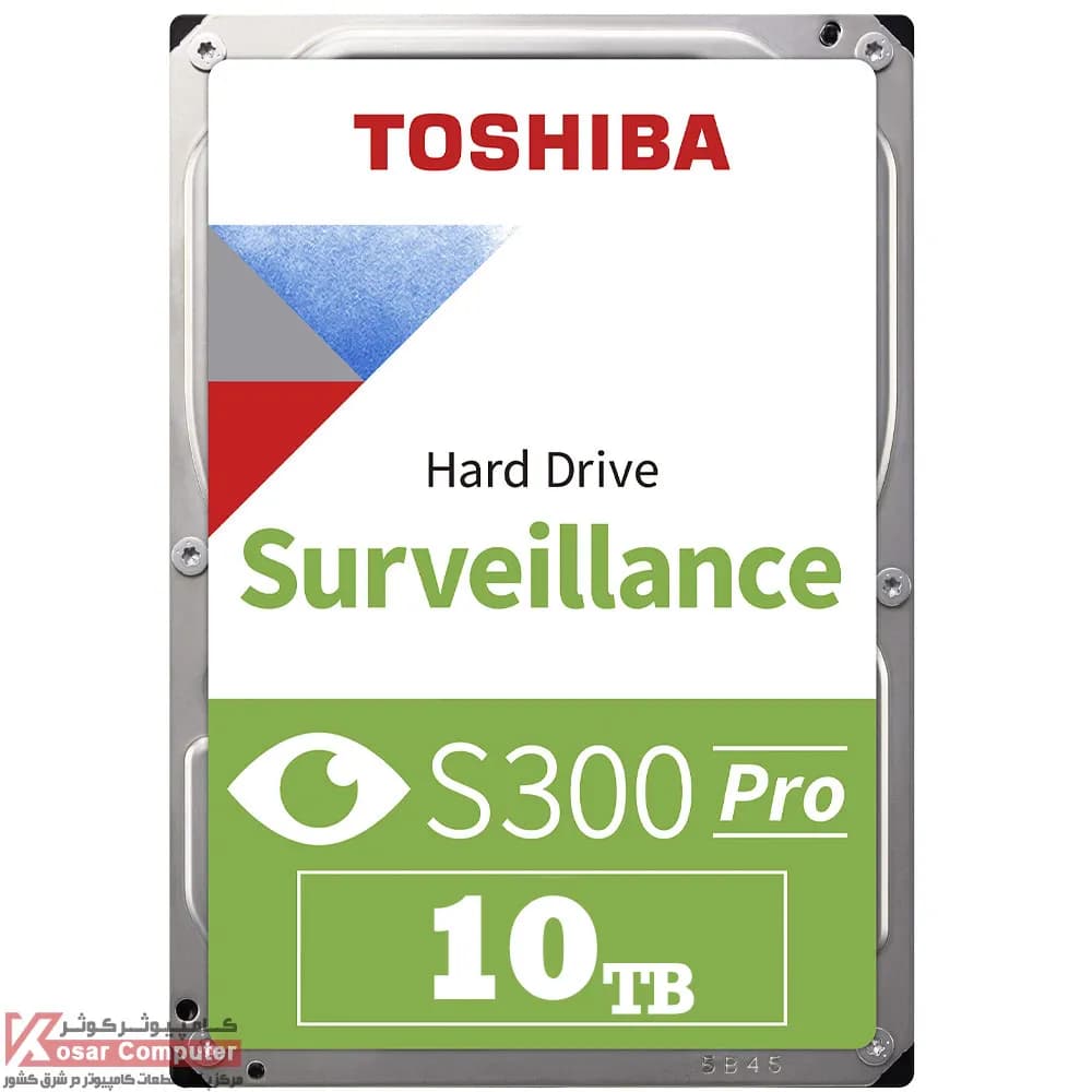 هارد اینترنال توشیبا 10 ترابایت S300 Pro Surveillance — تصویر ۲