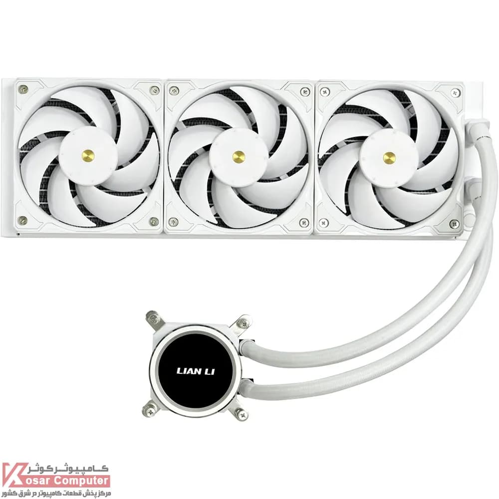 خنک کننده مایع سفید پردازنده لیان لی GA II TRINITY PERFORMANCE — تصویر ۳