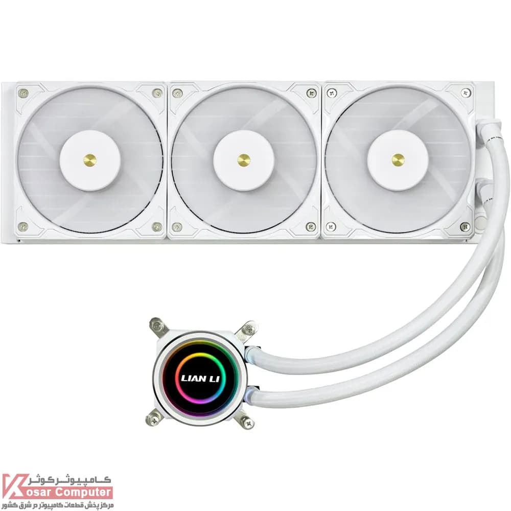 خنک کننده مایع سفید پردازنده لیان لی GA II TRINITY PERFORMANCE — تصویر ۲