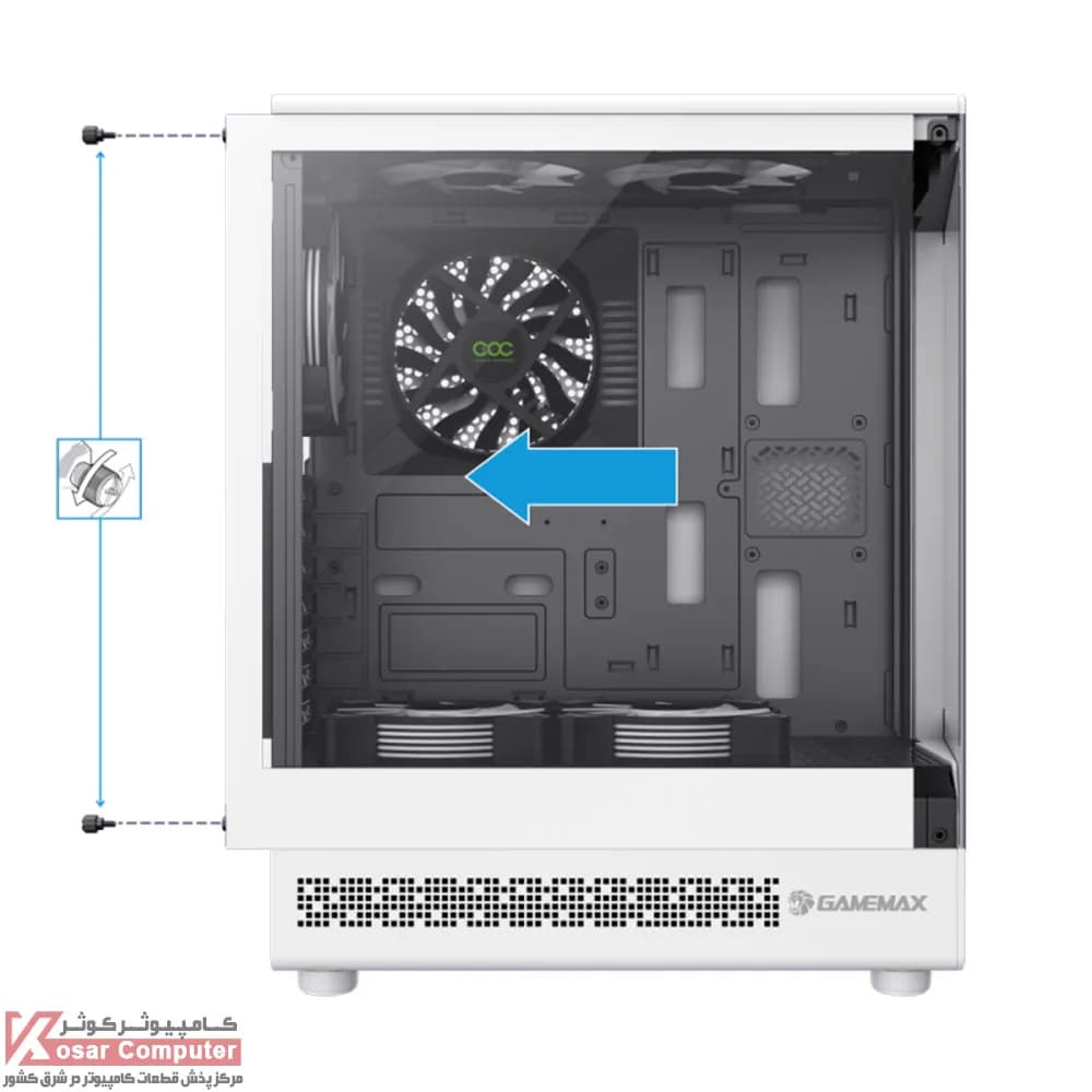 کیس گیم مکس مدل Vista COC AW — تصویر ۷