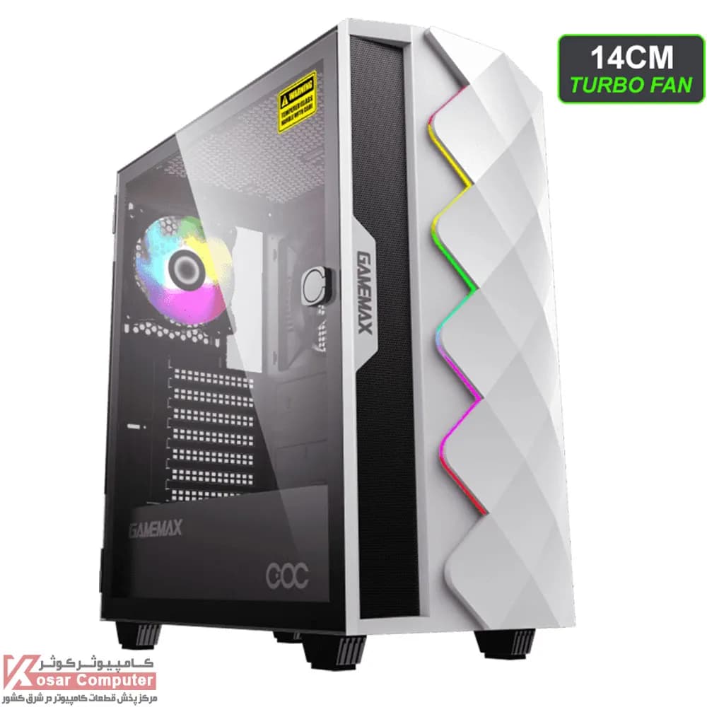 کیس گیم مکس مدل Diamond CP WT — تصویر ۲