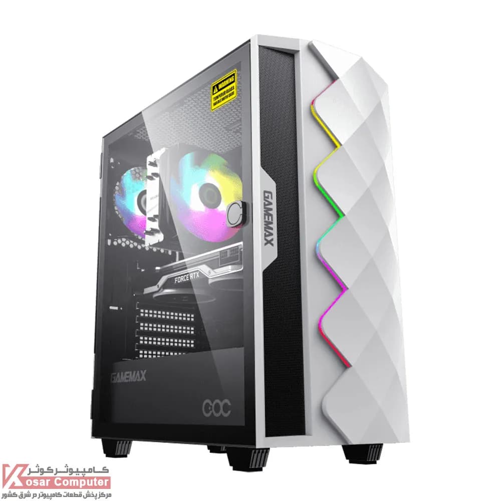 کیس گیم مکس مدل Diamond CP WT — تصویر ۳
