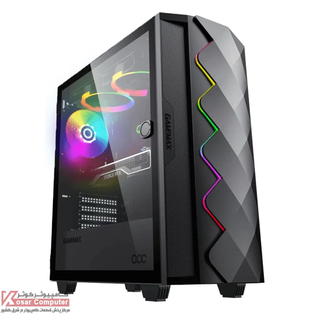 کیس گیم مکس مدل Diamond CP BK — تصویر ۴
