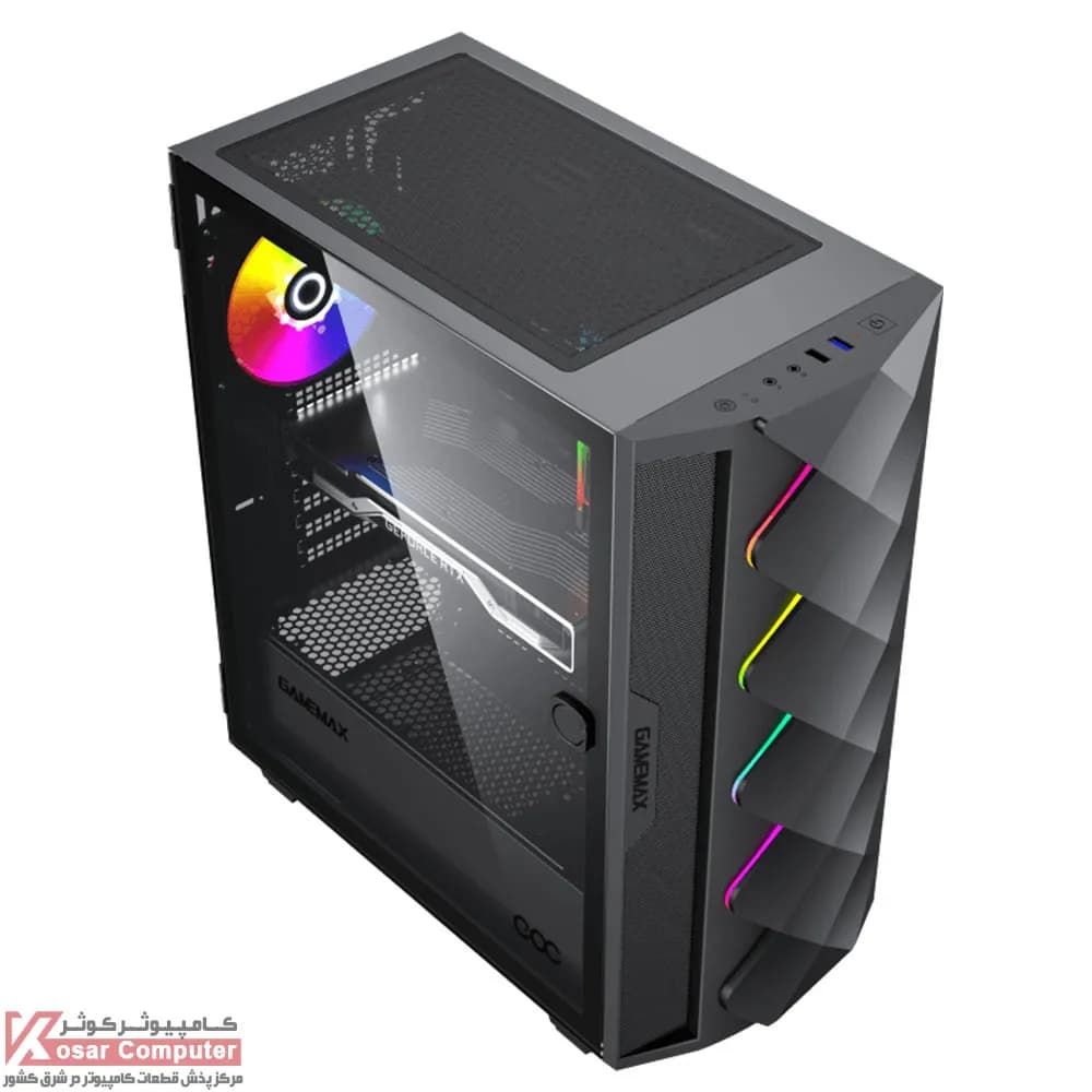 کیس گیم مکس مدل Diamond CP BK — تصویر ۳