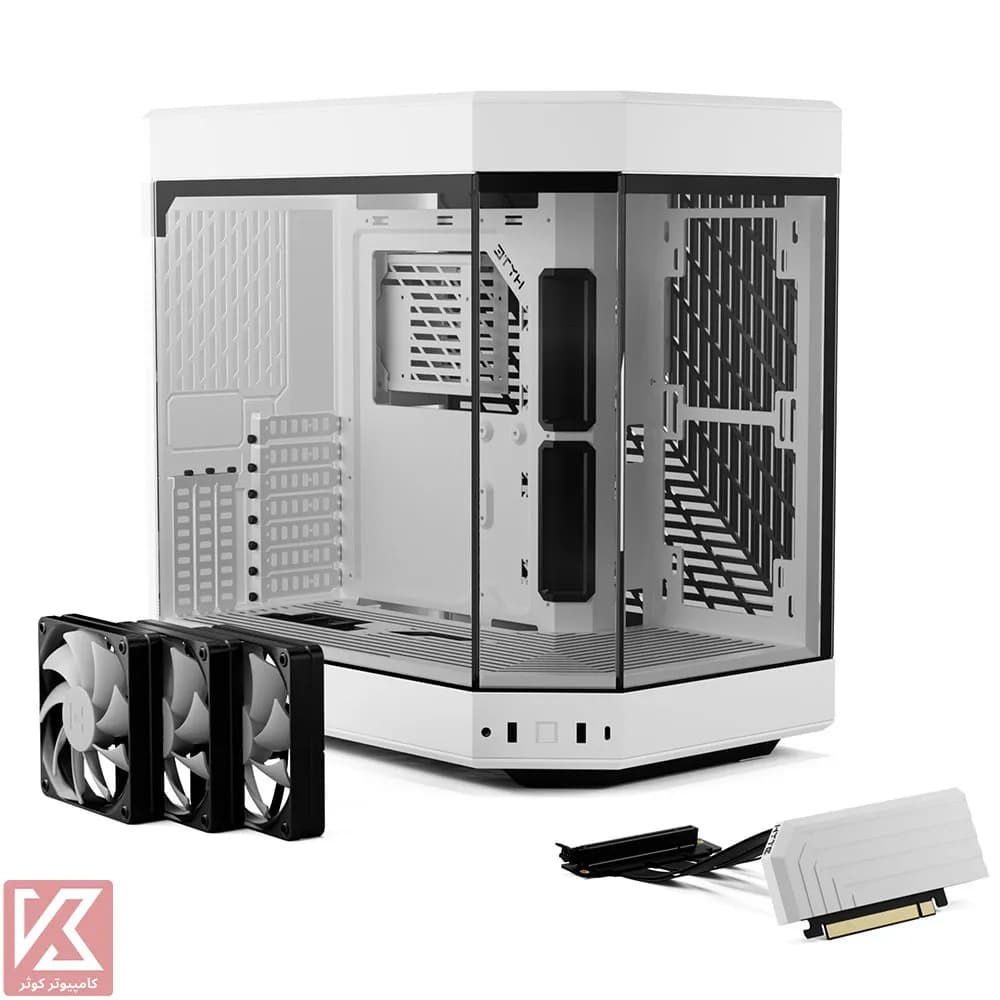 کیس هایت مدل HYTE Y60 Snow White — تصویر ۳