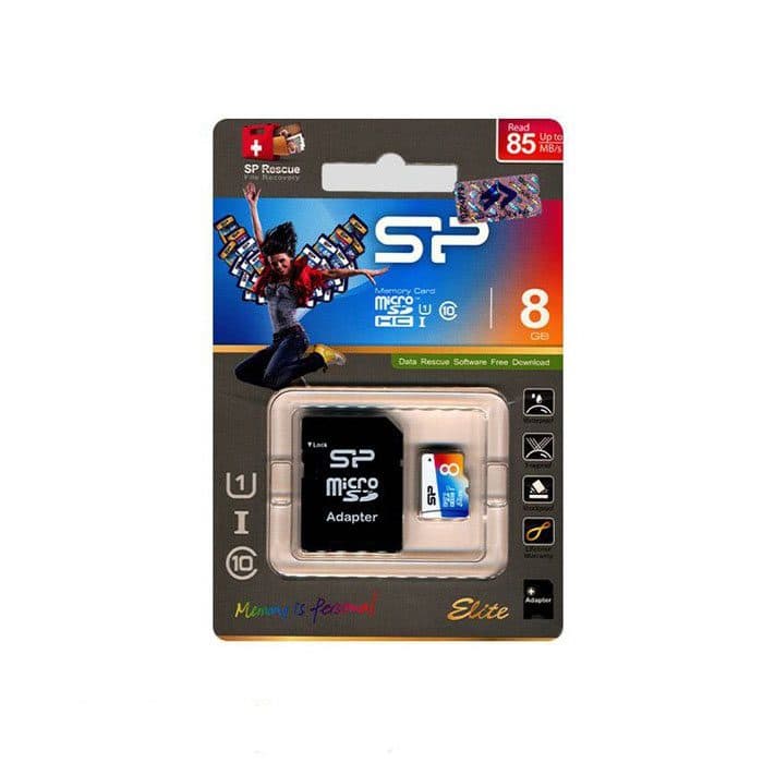 رم میکرو Silicon Power 8G Class10 Elite Color